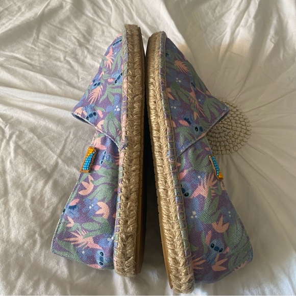 Ubuntu Lilo and Stitch Disney Espadrille Loafer Slip On Shoes Size 9.5 - Picture 9 of 14